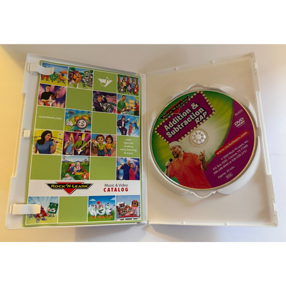 DVD Addition and Subtraction Rap Rock n Learn RL923 - Picture 3 of 3